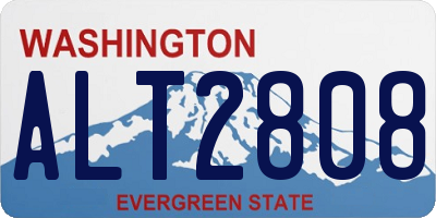 WA license plate ALT2808