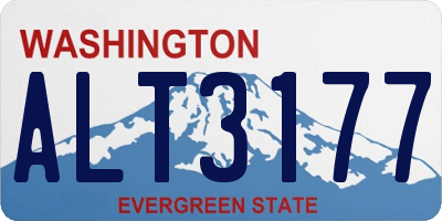 WA license plate ALT3177
