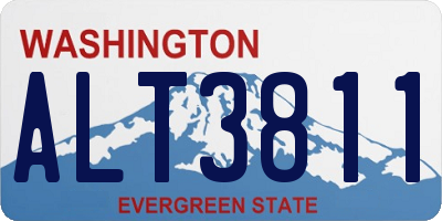 WA license plate ALT3811