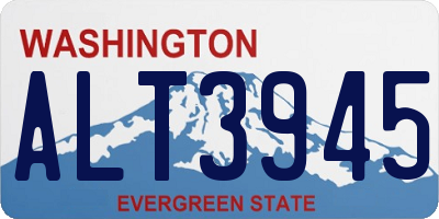 WA license plate ALT3945