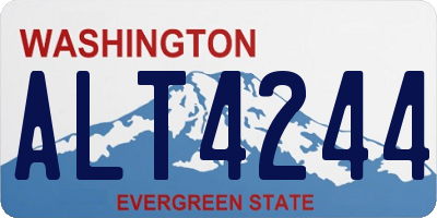 WA license plate ALT4244