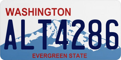 WA license plate ALT4286