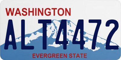 WA license plate ALT4472