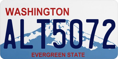 WA license plate ALT5072