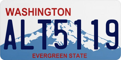 WA license plate ALT5119