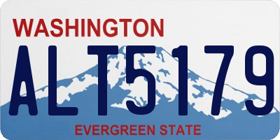 WA license plate ALT5179