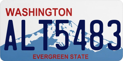 WA license plate ALT5483