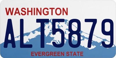 WA license plate ALT5879