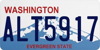 WA license plate ALT5917