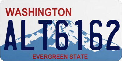 WA license plate ALT6162