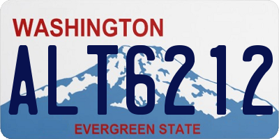 WA license plate ALT6212