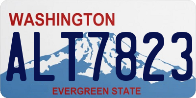 WA license plate ALT7823