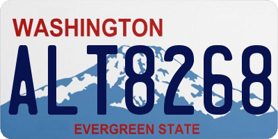 WA license plate ALT8268