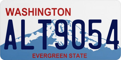 WA license plate ALT9054
