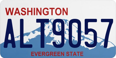 WA license plate ALT9057
