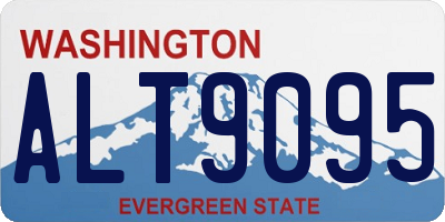WA license plate ALT9095