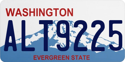 WA license plate ALT9225