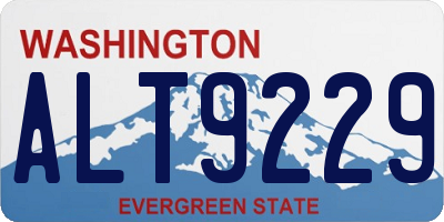 WA license plate ALT9229