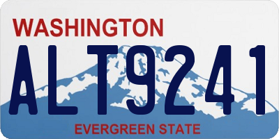 WA license plate ALT9241