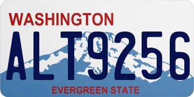 WA license plate ALT9256