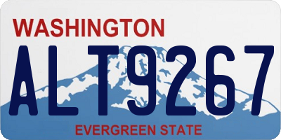 WA license plate ALT9267