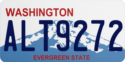 WA license plate ALT9272