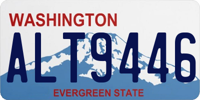 WA license plate ALT9446
