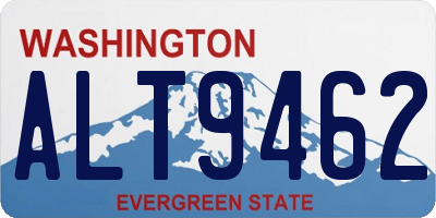WA license plate ALT9462