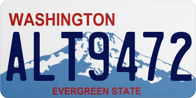 WA license plate ALT9472