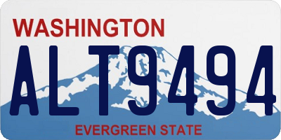 WA license plate ALT9494