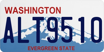 WA license plate ALT9510