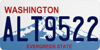 WA license plate ALT9522