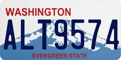WA license plate ALT9574