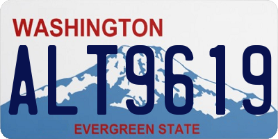 WA license plate ALT9619