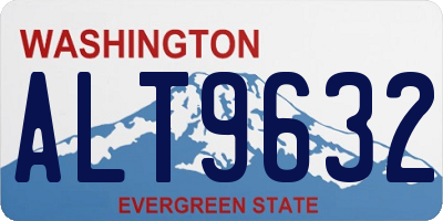 WA license plate ALT9632