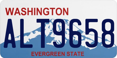 WA license plate ALT9658
