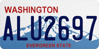 WA license plate ALU2697