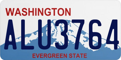 WA license plate ALU3764