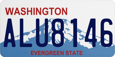 WA license plate ALU8146