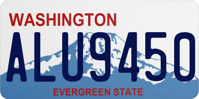 WA license plate ALU9450