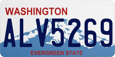 WA license plate ALV5269