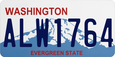 WA license plate ALW1764