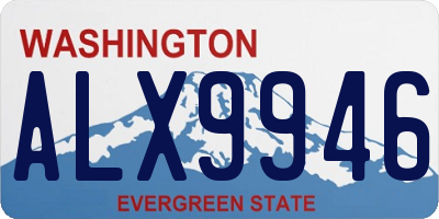 WA license plate ALX9946