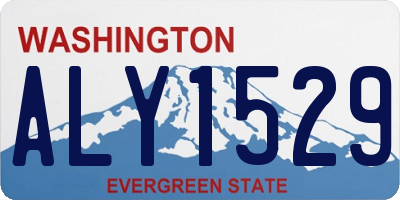WA license plate ALY1529