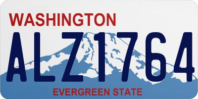 WA license plate ALZ1764