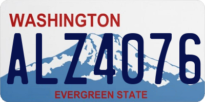 WA license plate ALZ4076