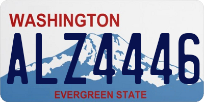 WA license plate ALZ4446