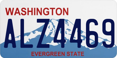 WA license plate ALZ4469