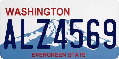 WA license plate ALZ4569