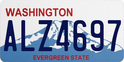 WA license plate ALZ4697